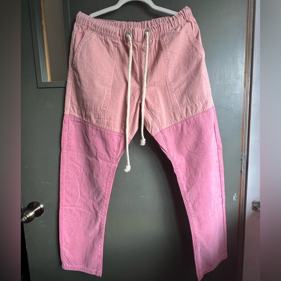 One Teaspoon Denim - One Teaspoon Shabbies Drawstring boyfriend Jeans in pink Medium